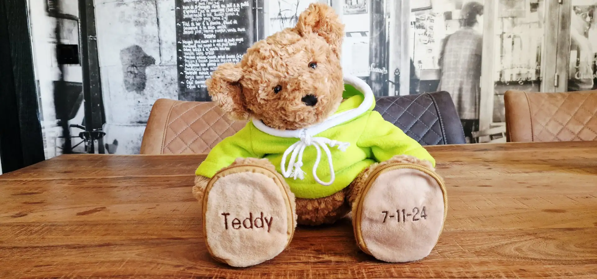 Cadeau de naissance original - Cadeau bébé personnalisé et cadeau bébé peluche avec prénom