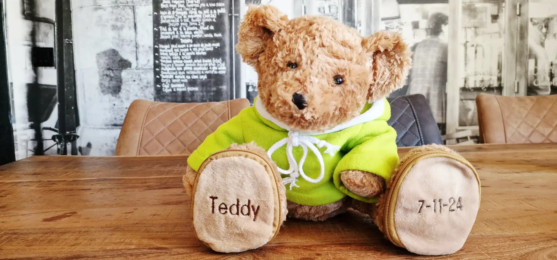 Cadeau de naissance original - Cadeau bébé personnalisé et cadeau bébé peluche avec prénom