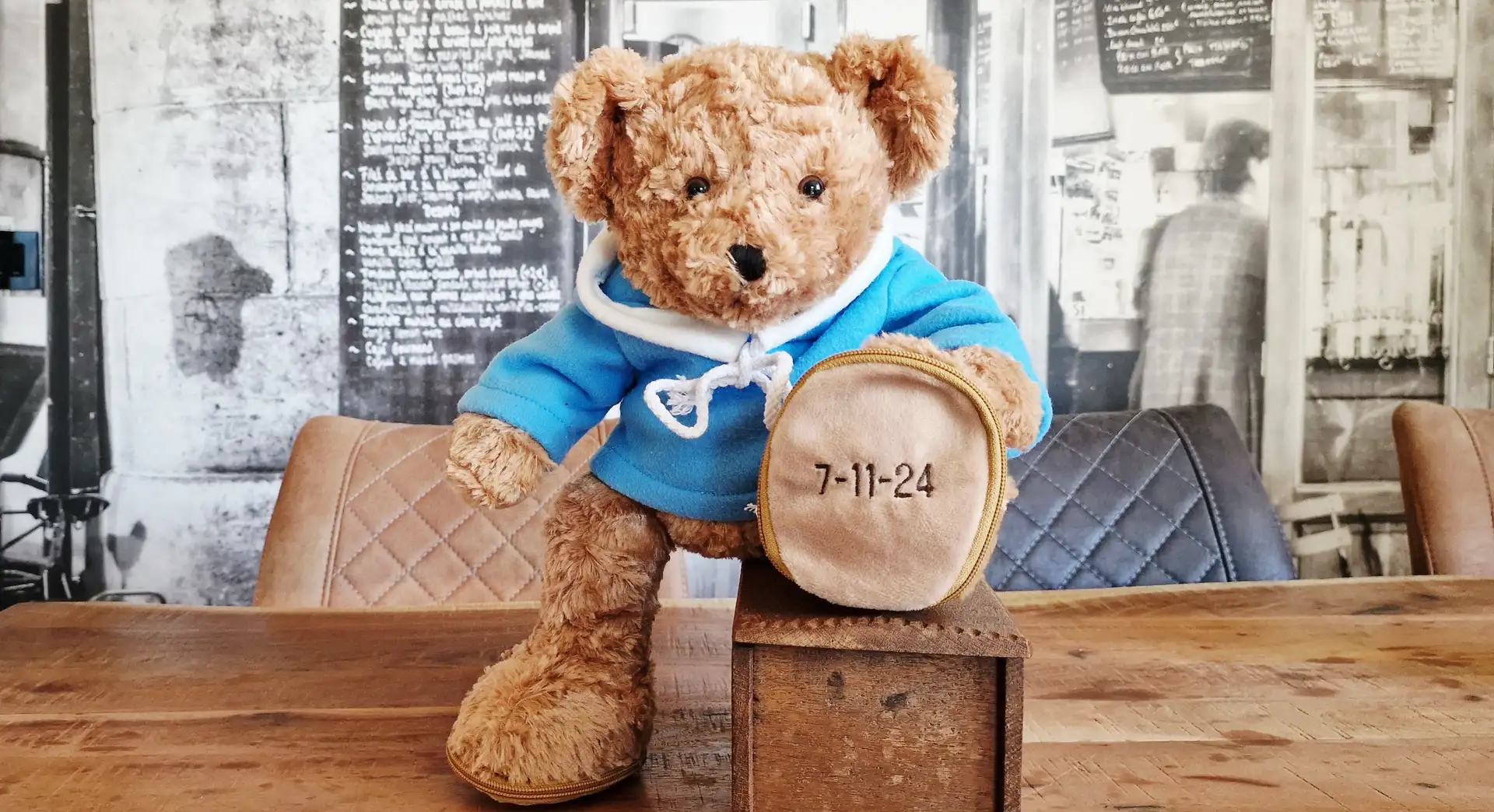 Cadeau de naissance original - Cadeau bébé personnalisé et cadeau bébé peluche avec prénom
