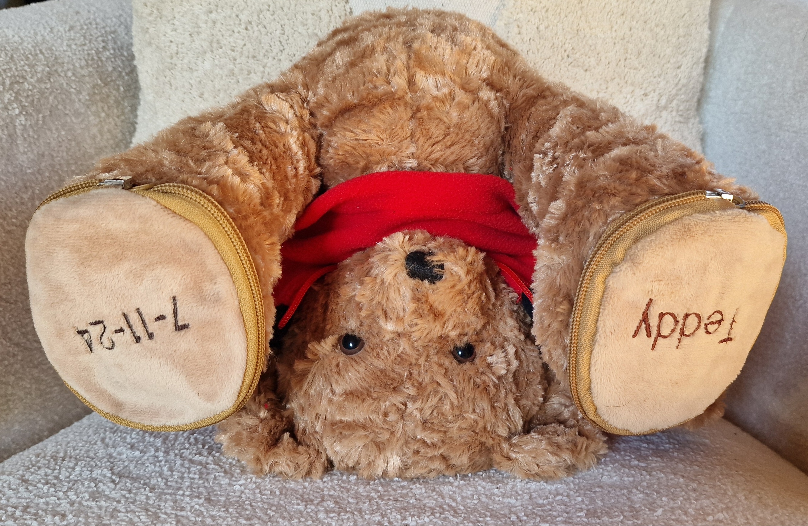 Ourson personnalisé - Cadeau de naissance original avec peluche et prénom